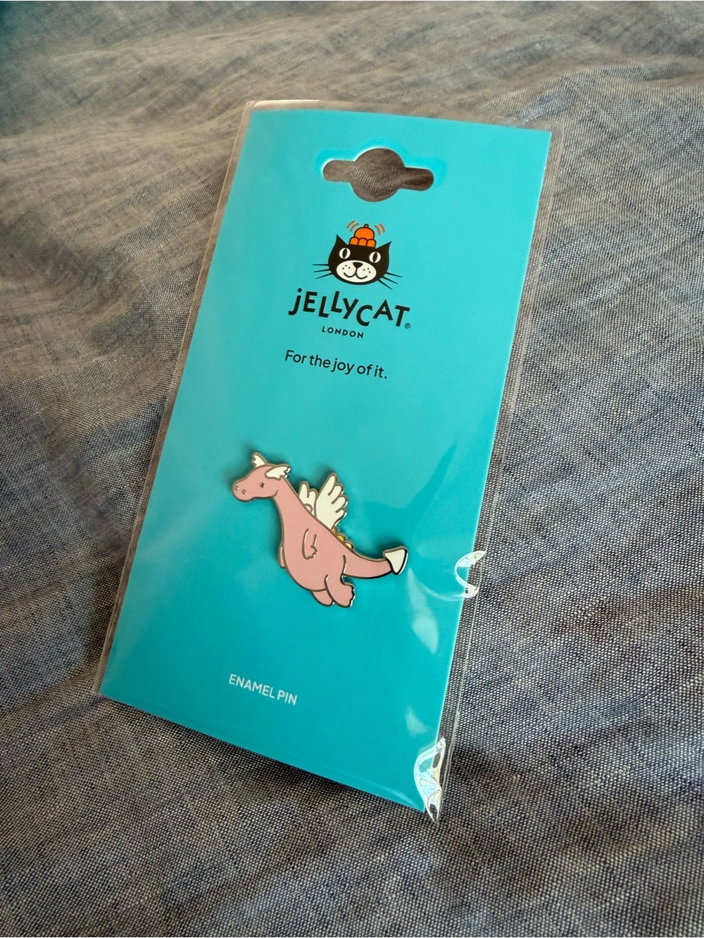 Jellycat Duskrise Pink Enamel Pin